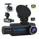thumbnail image 1 of 3 Canales Dash Cam, Parte Delantera Trasera 4K/2.5K+1440P 3.16" Full HD con Wi-Fi y Tarjeta de 64GB Grabadora de Tablero de Automóvil Pantalla IPS, Visión Nocturna Gran Angular, Sensor G, Estacionamiento las 24 Horas, Grabación en Bucle, 1 of 7