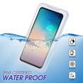 thumbnail image 3 of TORUBIA Waterproof Case Protective Shell For Samsung Galaxy S10e 360 Degree Protection Silicone Waterproof Phone Case Shatter Resistant (White), 3 of 6