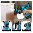 thumbnail image 5 of 1000ML Electric Cordless Spray Gun Paint Sprayer Auto Furniture Steel Coating Airbrush 3 Nozzle Compatible For Battery ,Easy to Operate, 5 of 6