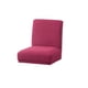 thumbnail image 1 of Juego de cojines para silla de color sólido para el hogar, elásticos, universales, de vellón más gruesos Rosa roja, 1 of 7