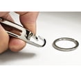 thumbnail image 4 of Ford Platinum Black Leather Detachable Ring Chrome Metal Belt Slide Key Chain, 4 of 6