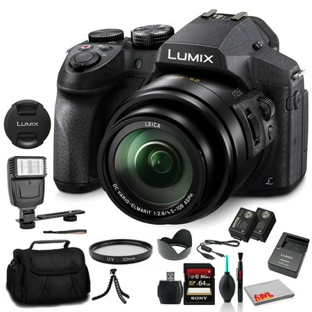 Panasonic Lumix DMC-FZ300 Digital Camera (DMC-FZ300K) - Bundle -