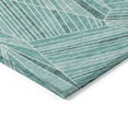 thumbnail image 4 of Addison Rugs Chantille Indoor/Outdoor Transitional Geometric Teal Washable Rectangle Rug, 9' x 12', 4 of 6