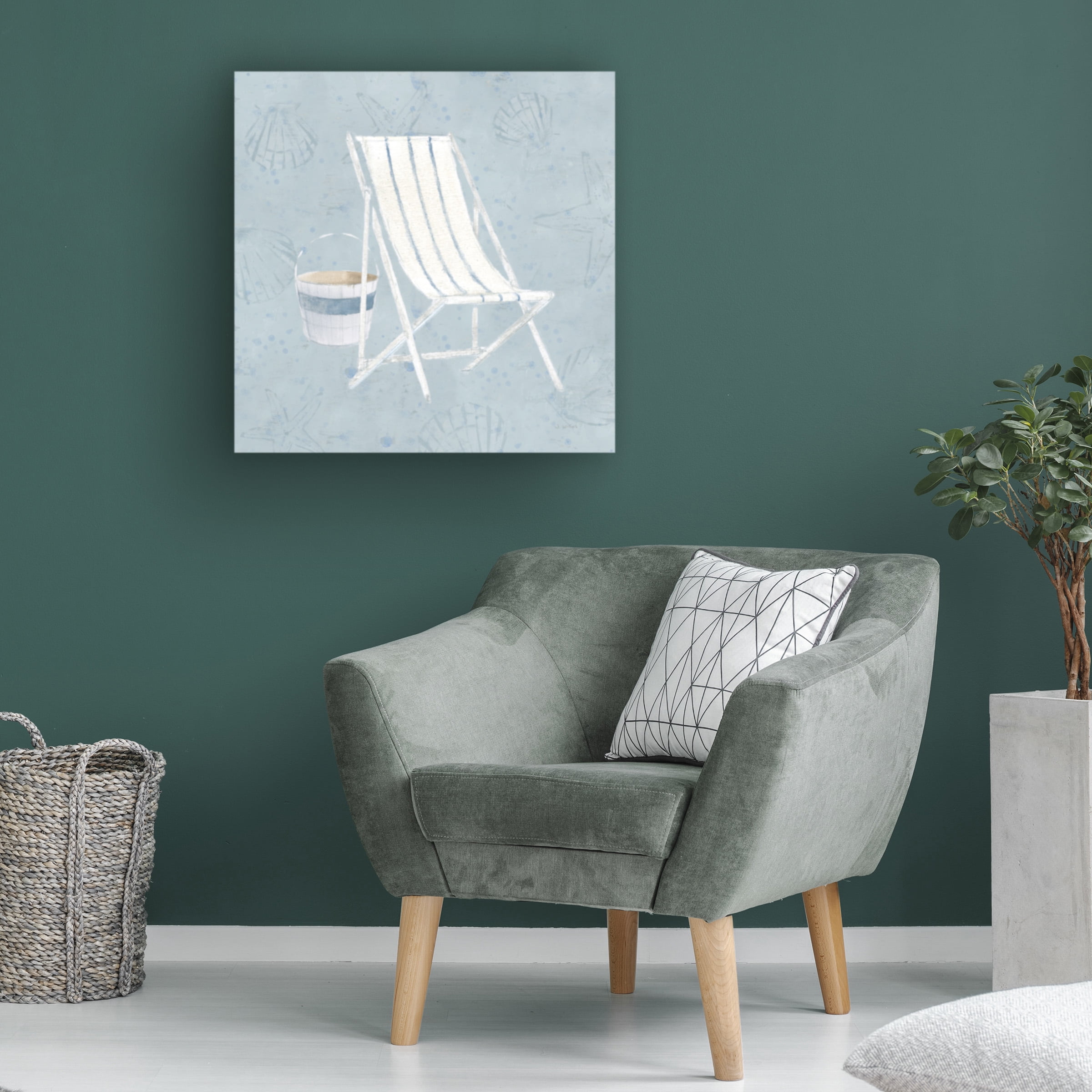 James Wiens 'Serene Seaside II' Canvas Art