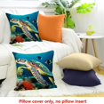thumbnail image 4 of FCXZI Turtle Coral Reef Underwater Pillow Case for Home Sofa Couch 18x18in, 4 of 5