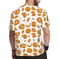 thumbnail image 2 of Wukai Yellow Biscuit Print Men's Short-Sleeved Mesh T-Shirt,Quick-Dry Short Sleeve Workout T-Shirt-XX-Large, 2 of 8