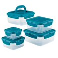 thumbnail image 1 of Contenedor de almacenamiento de alimentos Rachael Ray a prueba de fugas, juego de 10 piezas, 1 of 1