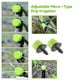 thumbnail image 5 of 100 aspersores de riego por goteo ajustables de 1/4 de pulgada con emisor antiobstrucción para jardín., 5 of 8