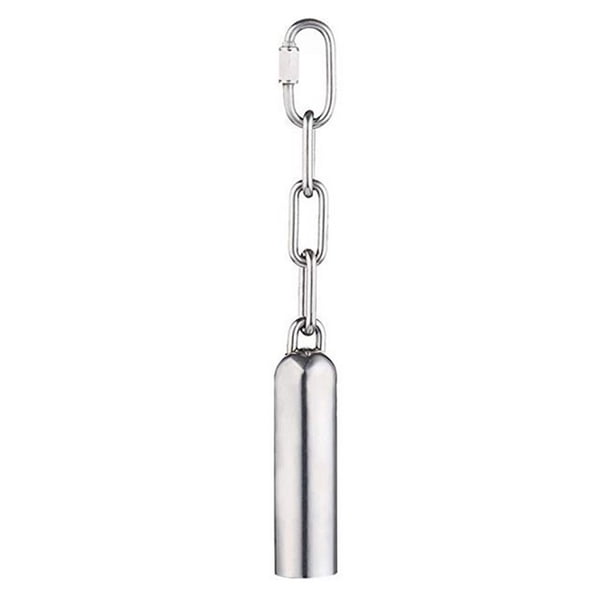 Greeniant Juguetes de campana de acero inoxidable para pájaros, jaula para loros, juguete colgante, campana columpio, suministros para pájaros, campana Juguetes para pájaros plata S Greeniant PT0004-01B