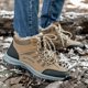 thumbnail image 5 of Botas de nieve Zapatos de senderismo Botines de tobillo para hombre con cordones de invierno para viajes al aire libre (44) Camel Likrtyny Tenis De Mujer Tenis De Hombre, 5 of 9