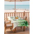 thumbnail image 2 of Outdoor Tablecloth with Umbrella Hole for Patio/Picnic/Party/Camping, Spring Green Leaves Waterproof Table Cloth Rectangle Table Cover Washable, Watercolor Vintage Vines Botanical (54"x 80"), 2 of 8