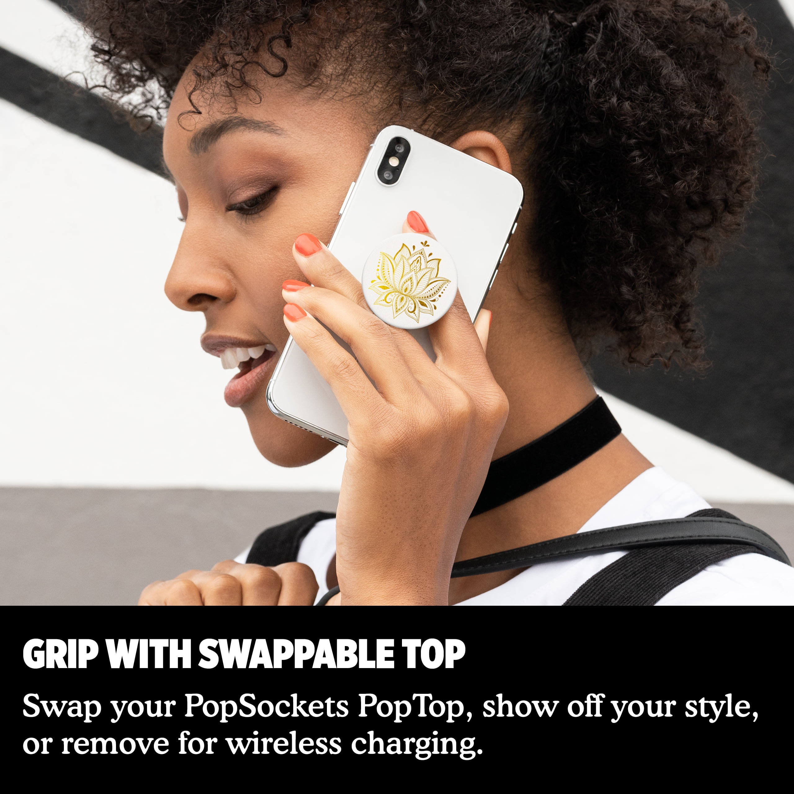 PopSockets Grip with Swappable Top for Cell Phones, PopGrip PopSockets Grip with Swappable Top for Cell Phones, PopGrip