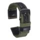 thumbnail image 1 of Correa de reloj de nylon Uxcell de 20mm con liberación rápida, correa de lona con hebilla de acero inoxidable negra para hombres, verde marino, 1 of 6