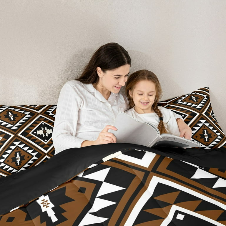 Feelyou Western Aztec 01, Triangle Square Twin Comforter Sets