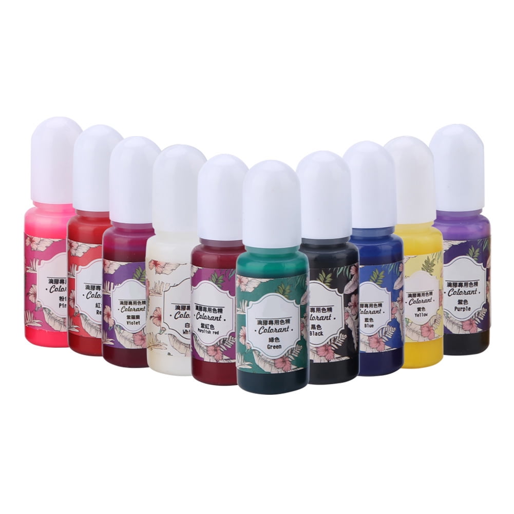 Accessories 10 Bottles Uv Resin Gel, Odorless UV Resin Coloring, Pigment, Resin Pigment, For Jewelry For Nail Art