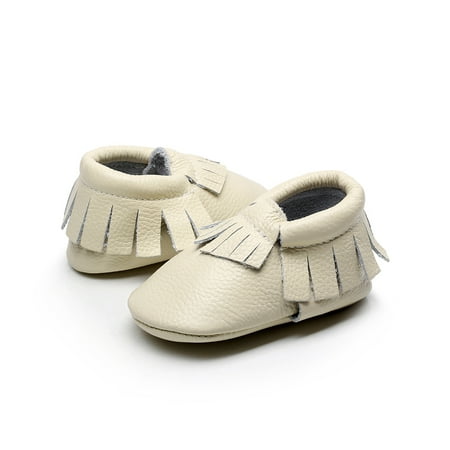 

Toyella Tassels PU Leather Baby Shoes Baby Moccasins Newborn Shoes Soft Infants Crib Shoes Sneakers First Walker 16 11.5