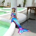 thumbnail image 2 of Girls' Mermaid Swimming Tail Sets High quality, 2 of 5