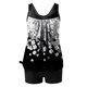 thumbnail image 4 of Traje de baño de dos piezas para mujer, trajes de baño para mujer, traje de baño de dos piezas de moda con estampado y cintura alta para mujer, 4 of 5
