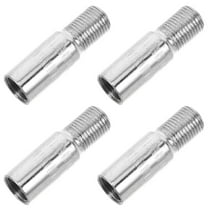 GARVALON 4Pcs Durable Valve Stem Extension Silver for Easy Access to Tire Valves
