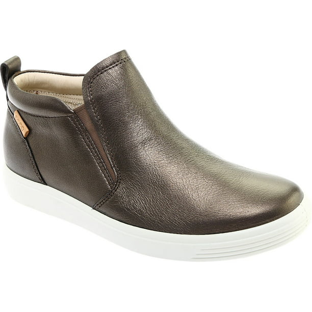 Ejendomsret Berolige udsættelse Women's ECCO Soft 7 Slip On Sneaker Black Stone Metallic Leather 35 M -  Walmart.com