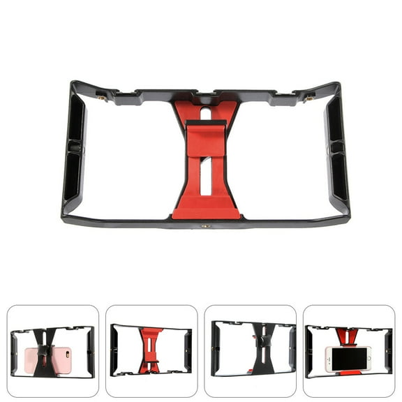 OUNONA Phone Holder Stand for Smartphones Red Plastic 1Pcs