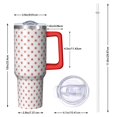 thumbnail image 2 of Christmas 40oz Tumbler– Stainless Steel Insulated Tumbler with Handle and Straw, Large Capacity Travel Cup for Hot & Cold Drinks, 2 of 7