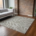 thumbnail image 6 of Addison Rugs Mayfield Washable Transitional Tropical, Leaves, Botanical Taupe Rectangle Rug, 10' x 14', 6 of 6