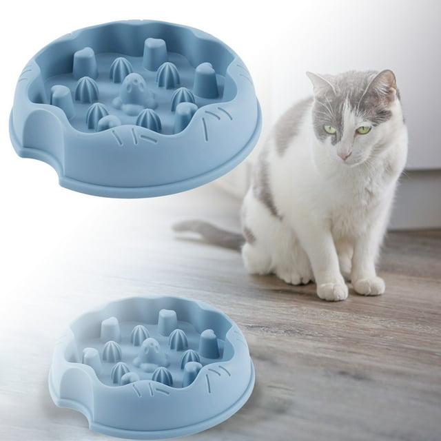 Bol Interactif pour Chien et Chat Grande Capacité Dispositif de Casse-Tête Alimentaire pour la Prévention