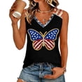 thumbnail image 2 of Bbyeadc 250th Anniversary USA Tank Top V Neck Patriotic Sleeveless Shirt 1776-2026 250 Years 250 Anniversary USA Shirt Women,Blue (S), 2 of 4