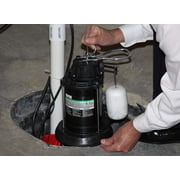 WAYNE SPF50 1/2 HP Thermoplastic Sump Pump with Integrated Vertical Float Switch