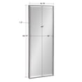 thumbnail image 7 of Kate and Laurel 1.5" x 48.75" Black Modern Wall Mirror, 7 of 7