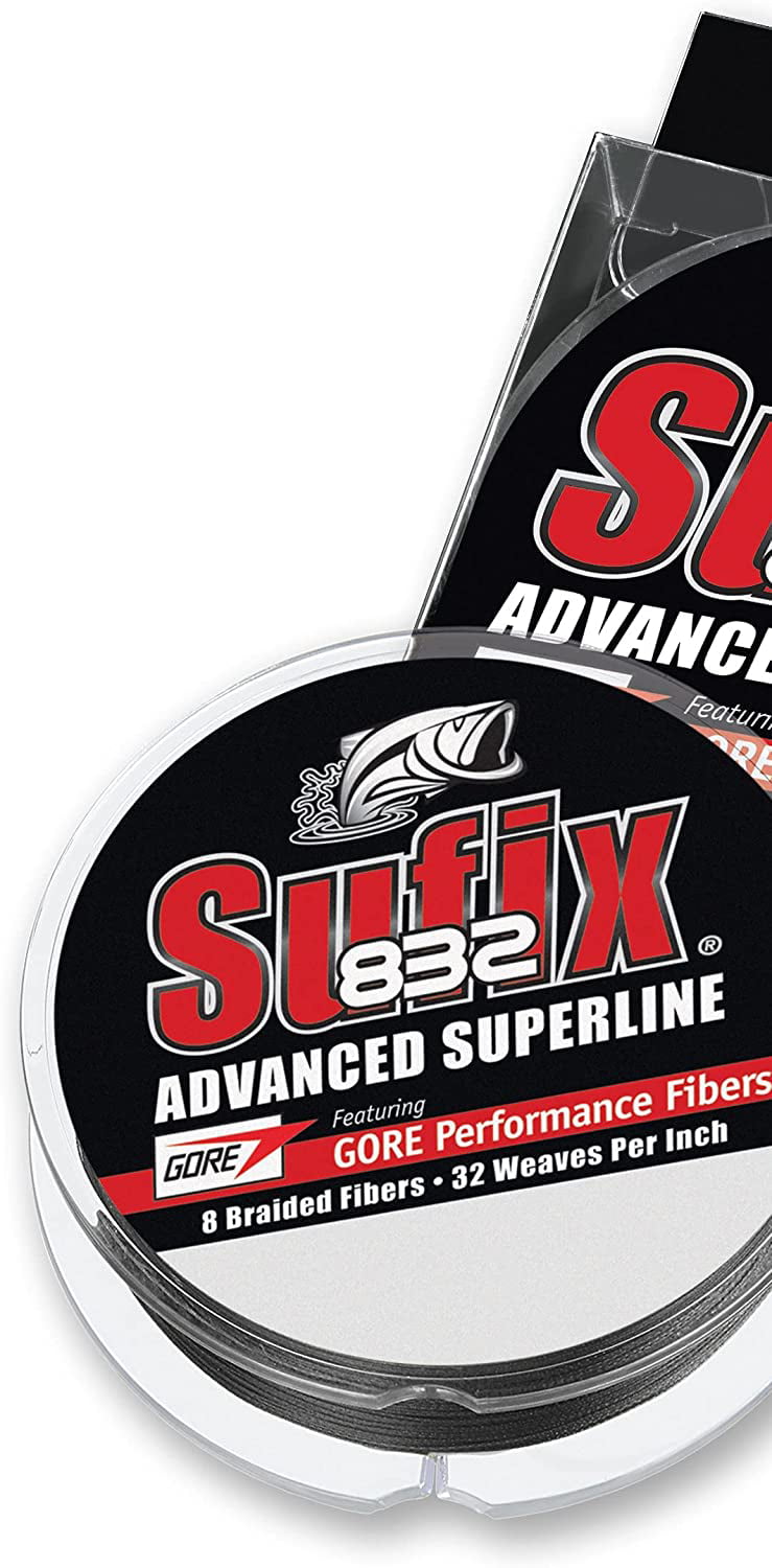 Sufix 832 Advanced Superline Neon Lime 150yd 8lb Test Fishing Line 660-008L 