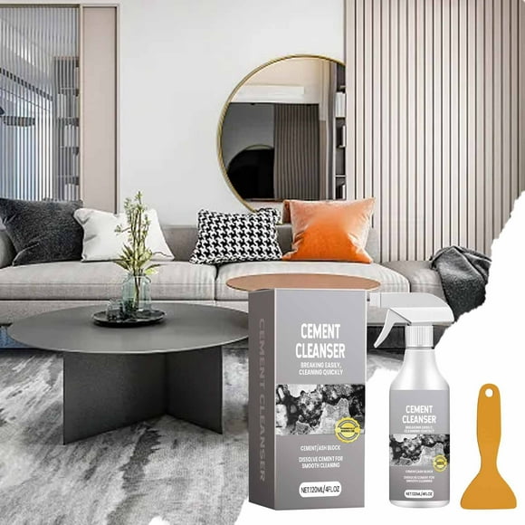 Boreal Craft Outdoor Purpose Concentrated Cleaner Stain Remover Concrete Cleaner Cement & Brick Degreaser 120ml Upholstery Solution Hard Water Stain Remover for Glass Mop Lint Catcher Bag for Dryer