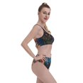 thumbnail image 2 of Kdxio Twilight Canal Reflection for Womens High Waisted Bikini Top Sports Style Two Piece Bathing Suits, 2 of 5