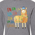 thumbnail image 4 of Inktastic Cute Christmas Fa Lla Llama Long Sleeve T-Shirt, 4 of 5
