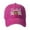Hot Pink, variant on Sun Hats for Women Unisex Football Mom Embroidered Washed Casual Breathable Baseball Cap Black One Size