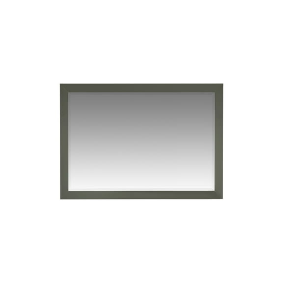 Legion Furniture WS2512-48-PG-M 44 x 31.5 in. Wood & Glass Pewter Green Mirror