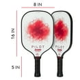 thumbnail image 2 of Franklin Sports Pickleball Paddle - Pilot Polypropylene Core Pickleball Racket - Official USA Pickleball (USAPA) Approved Pickleball Paddle - Lightweight Pro Racket - Red - 10mm Thick Core, 2 of 8