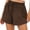 Brown, variant on YUEVORA Shorts for Women, Sweat Shorts with Pockets Drawstring Waist Casual Shorts, Comfy Soft Breathable Summer Lounge Athletic Workout Beach Vacation Everyday Bottoms
