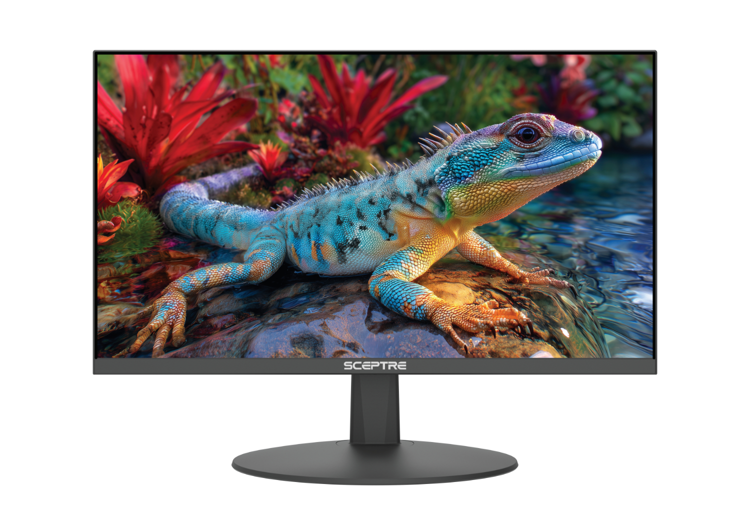 New! Sceptre 22-inch Gaming Monitor up to 144Hz 105% sRGB HDMI DisplayPort Build-in Speakers, Machine Black 2026 (E225W-FW144 Series)