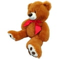 thumbnail image 2 of OCINAPALS 20" Stuffed Brown Bear with Red Ribbon, 2 of 3