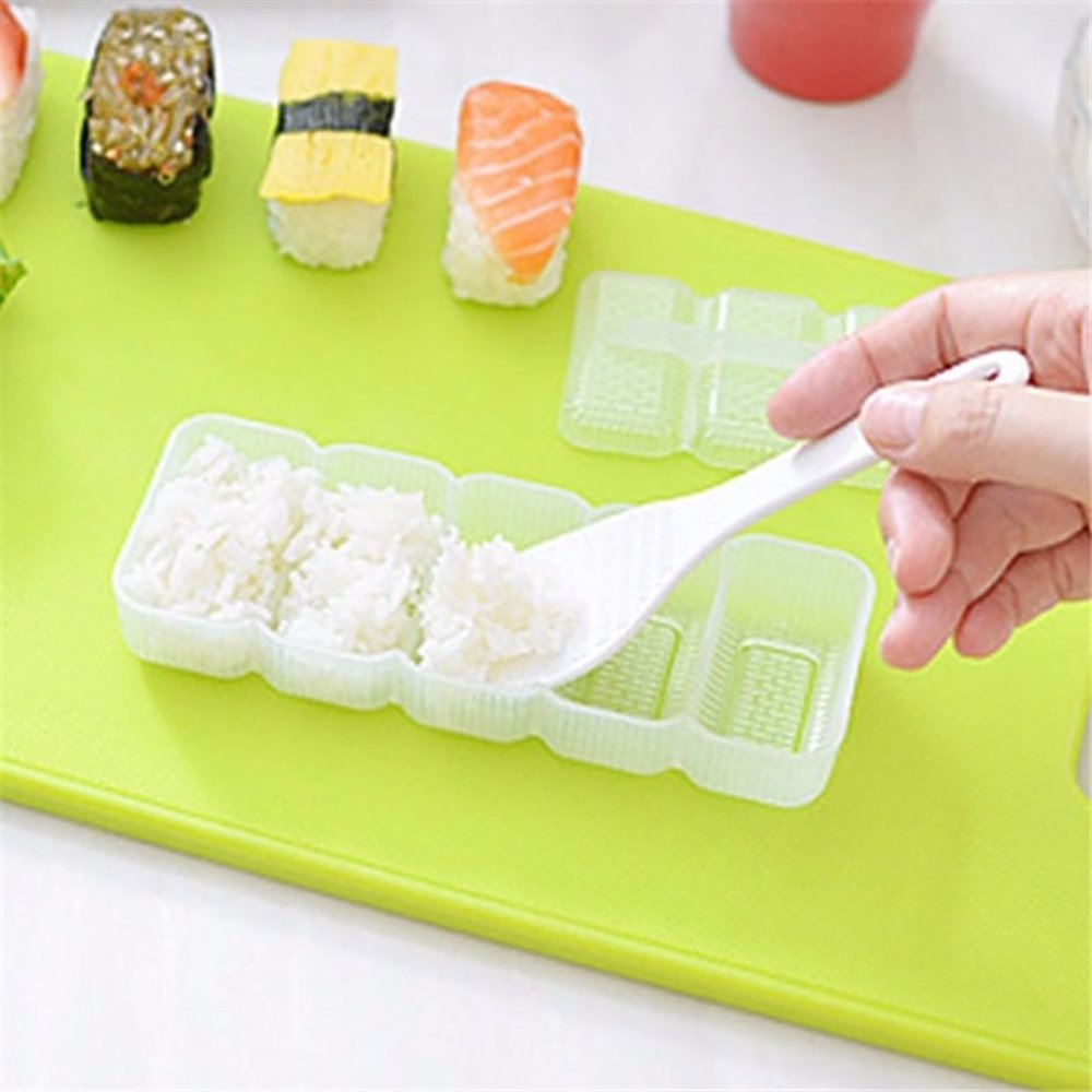 Yesbay Cook Japan Nigiri Sushi Mold Rice Ball 5 Rolls Maker Non Stick