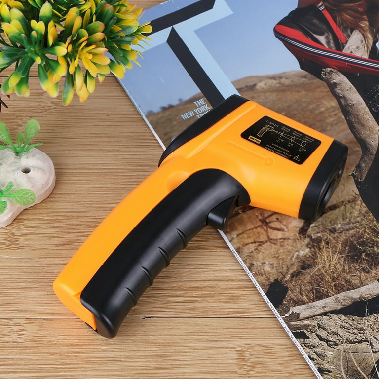 Visland Non-Contact Digital LCD Infrared Thermometer Gun IR Laser Point Thermal  Infrared Imaging Temperature Handheld Meter Pyrometer 