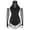 Noir, variante sur Jizyo Justaucorps Sans Manches à Franges Pailletées pour Danse Latine pour Femmes avec Gants Salsa de Danse de Salon Or S