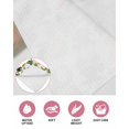 thumbnail image 6 of Saint Patrick's Day Kitchen Dish Towels for Drying Dishes Set of 2, Gnomes Hats Boots Clovers Leaves Waffle Weave Microfiber Hand Tea Bathroom Towels Quick Dry & Absorbent Towel 12x12, 6 of 7