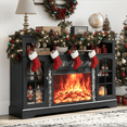 thumbnail image 3 of LIGHTINN 53" Media Console TV Stand with 23" Electric Fireplace, Modern Entertainment Center Console for 65" TV for Living Room, 3 of 9