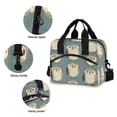 thumbnail image 5 of Lunch Bag Portable Crossbody Meal Bag Cooler Bag Insulated Lunch Bag Food Bag Handheld & Crossbody Design Lovely Owl, 5 of 6