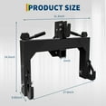 thumbnail image 4 of 3 Point Quick Hitch Category 1 Tractor, 3000LBS Lift Capacity, 2" Receiver, No Bushing Required, 5 Level Adjust, 4 of 7