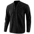 thumbnail image 4 of Túnica Medieval de Halloween para hombre, camisa romana renacentista con cordones, disfraz de pirata, vestido de carnaval, 4 of 5