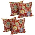 thumbnail image 2 of Blazing Needles 17-inch Square Solid Polyester Outdoor Throw Pillows (Set of 4), 2 of 3
